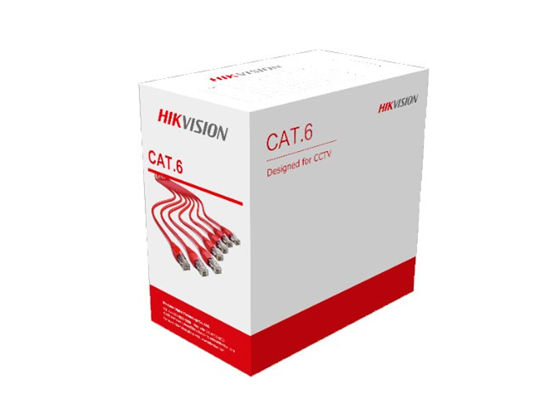 HIKVISION - ROLLO DE CABLE UTP HIKVISION CAT6, (305M) 1000 PIES, CALIBRE: 23
