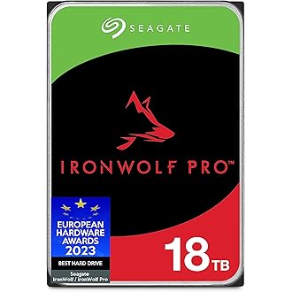 Seagate IronWolf Pro 18TB HDD NAS, ST18000NE000 SATA 6Gb/s 3.5" (Renovado)